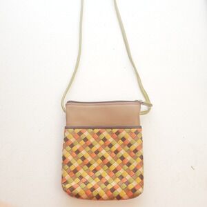 ILI New York small genuine leather crossbody bag for Canada, multicolored,‎ smal